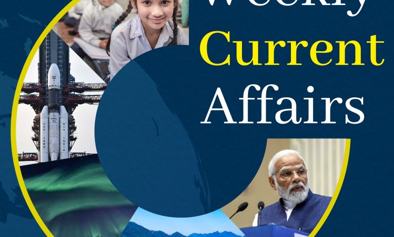 Weekly Current Affairs Magazine – April Part 1