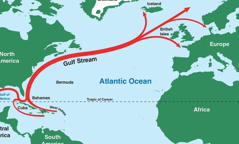 Estimated Timescale for the collapse of the Gulf Stream UPSC