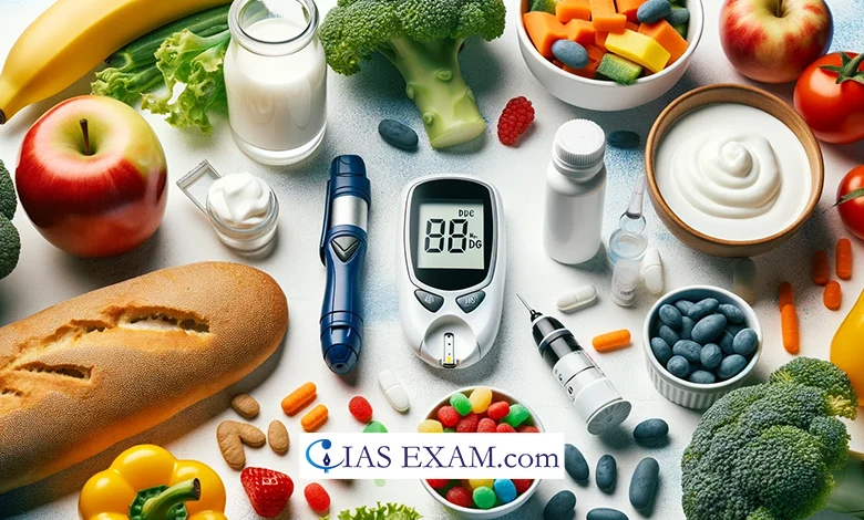 Glycaemic index diet and diabetes UPSC
