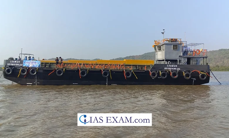 Indian Navy Launches LSAM 20 Barge UPSC