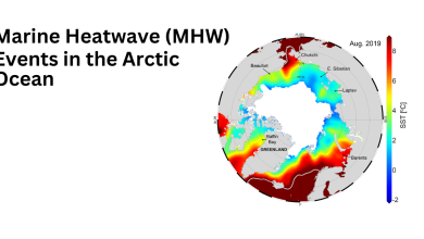Marine Heatwave (MHW) events in the Arctic Ocean UPSC